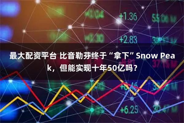 最大配资平台 比音勒芬终于“拿下”Snow Peak，但能实现十年50亿吗？